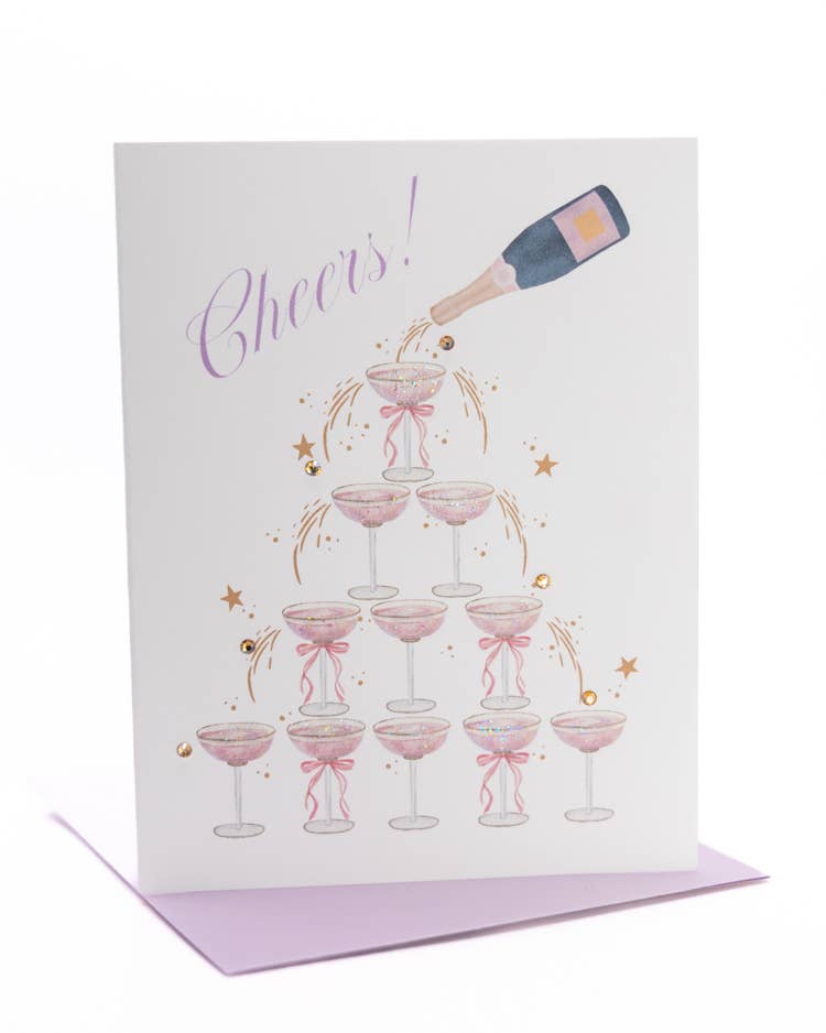 'Champagne Cheers' Card