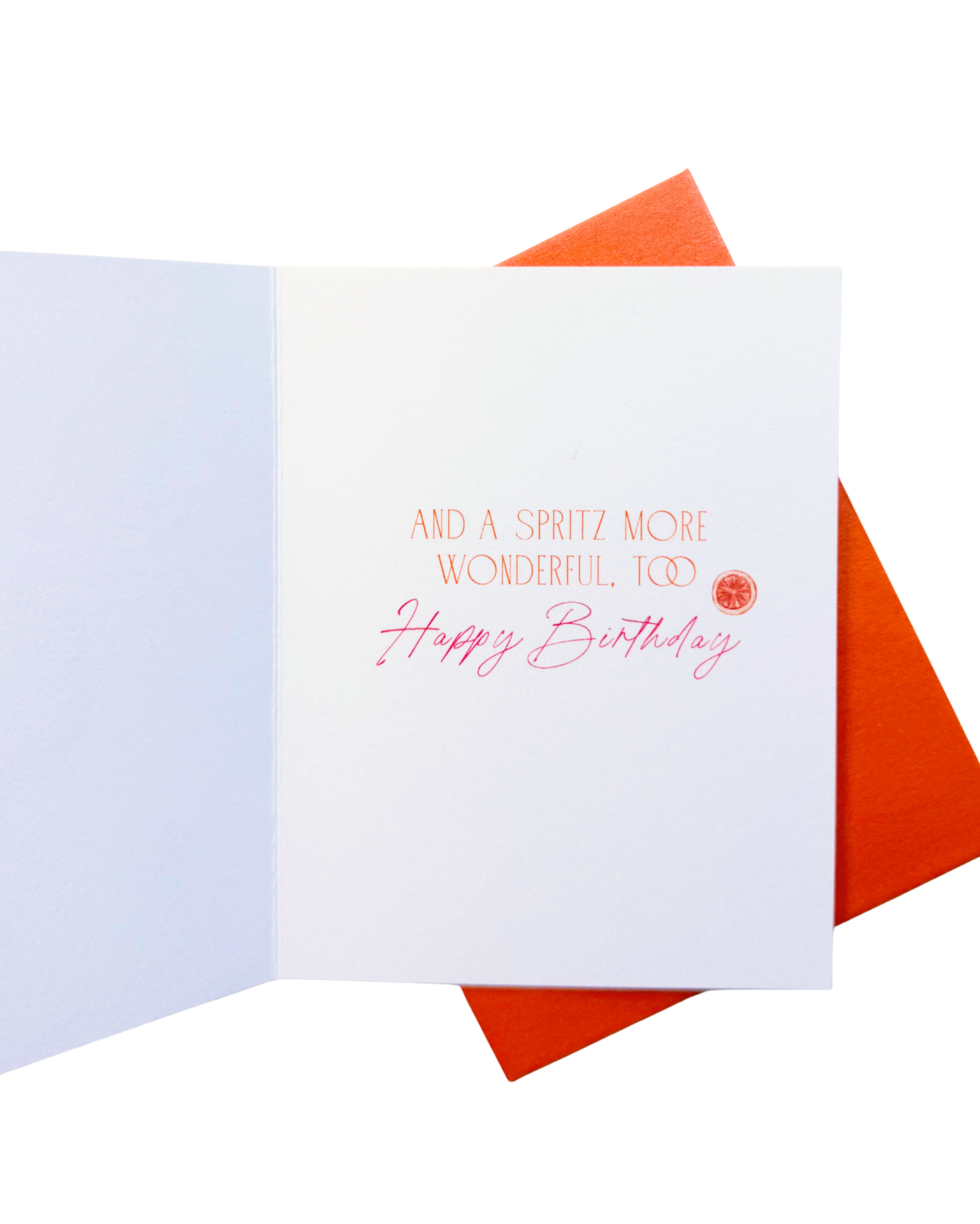 'Just a Spritz' Birthday Card