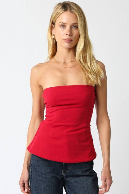 Adela Tube Top: Black / S