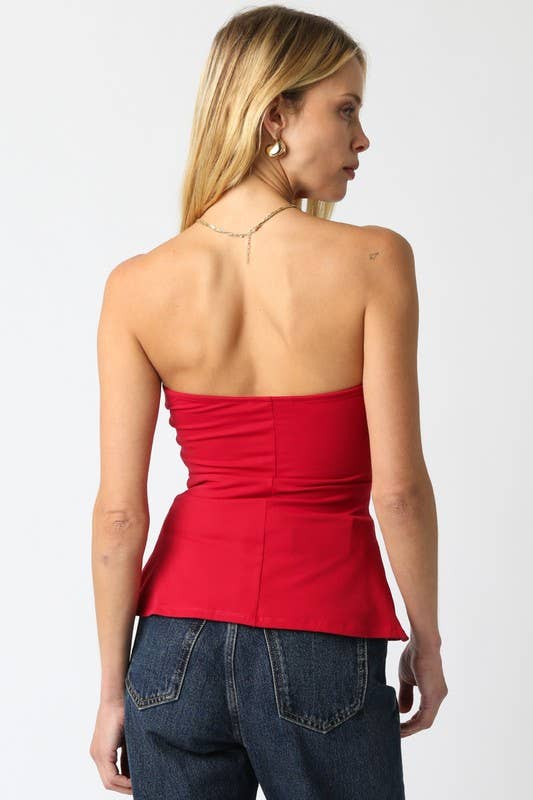 Adela Tube Top: Black / S