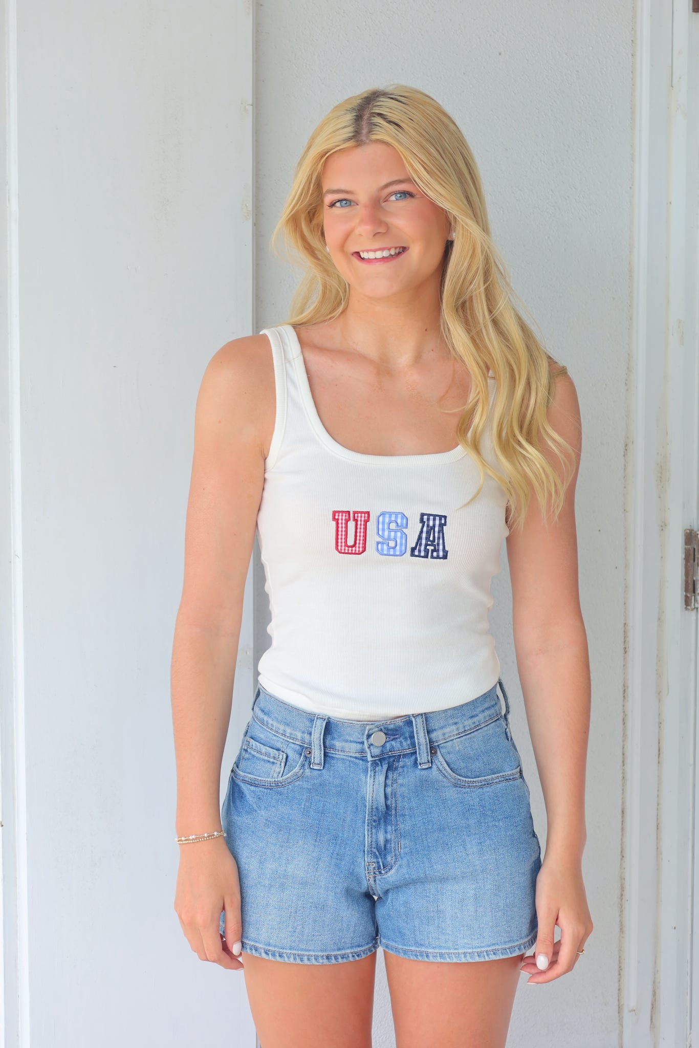 USA Patchwork Top