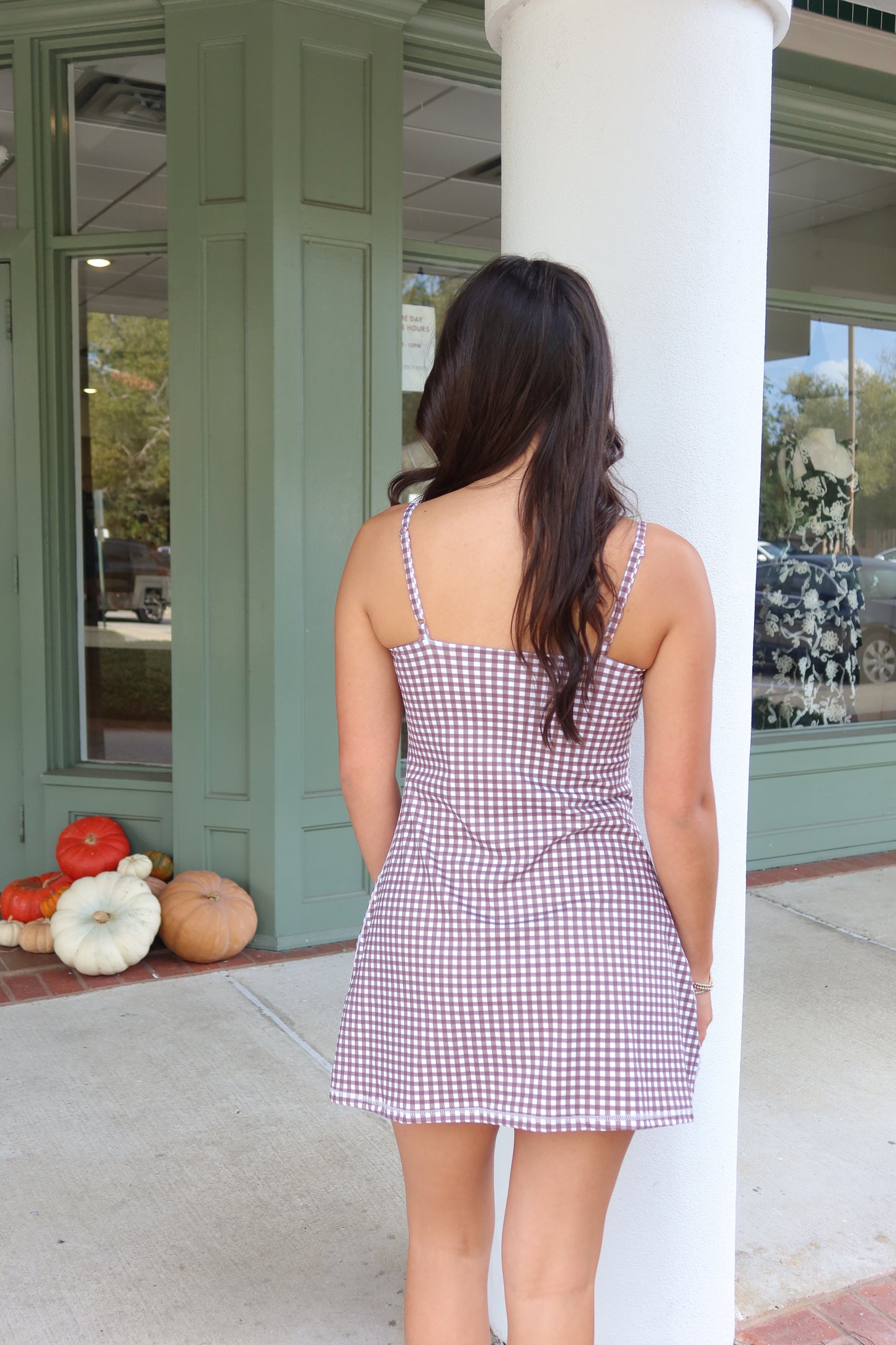 Gingham Active Dress