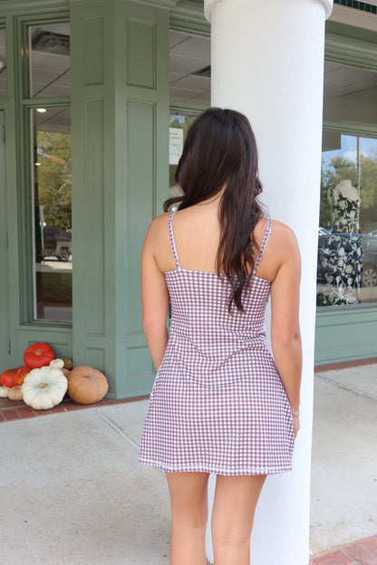 Gingham Active Dress