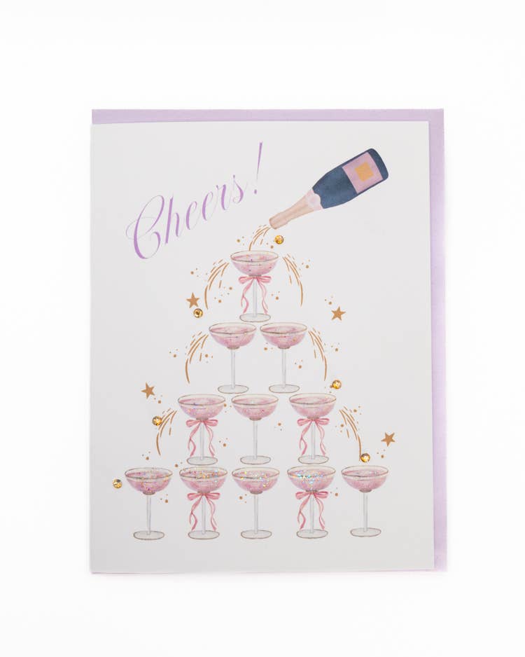 'Champagne Cheers' Card