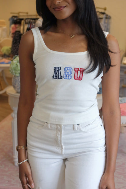 USA Patchwork Top