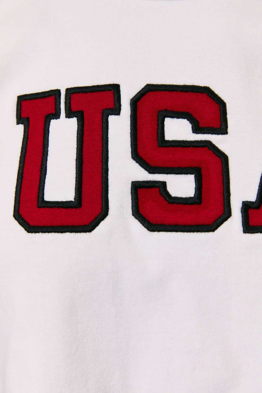USA SHORT SLEEVE ROUND NECK BABY TEE: NAVY / XS