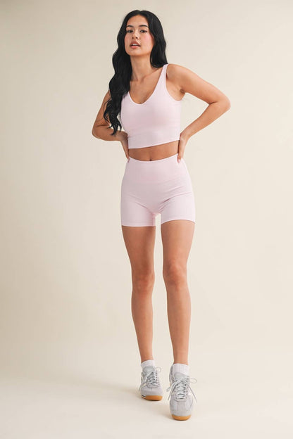 Biker Shorts: Navy / S