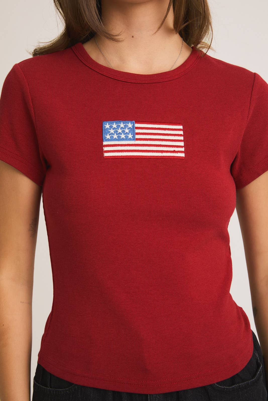 SHORT SLEEVE T-SHIRT: NAVY / XS