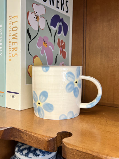 Blue Floral Mug