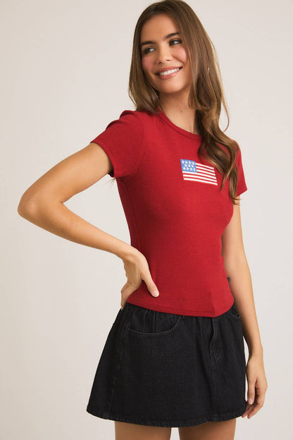 SHORT SLEEVE T-SHIRT: NAVY / XS