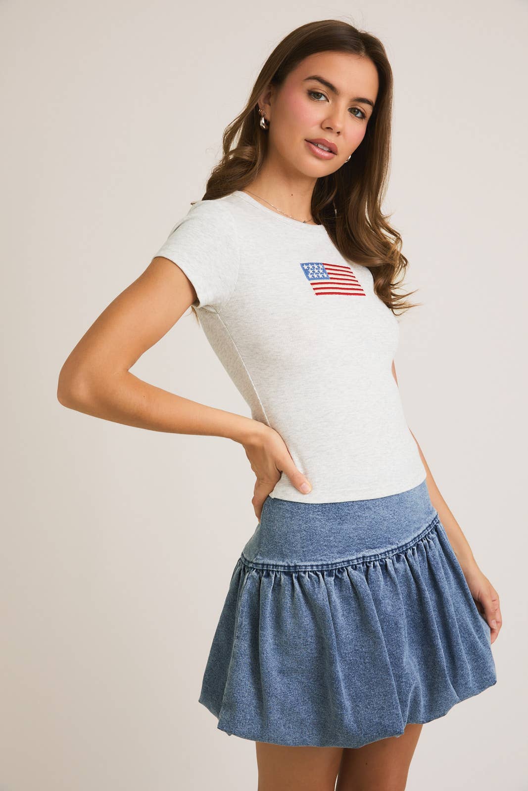 SHORT SLEEVE T-SHIRT: NAVY / XS