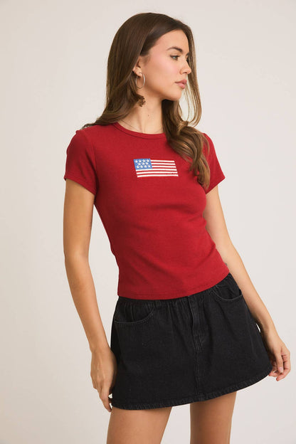 SHORT SLEEVE T-SHIRT: NAVY / XS