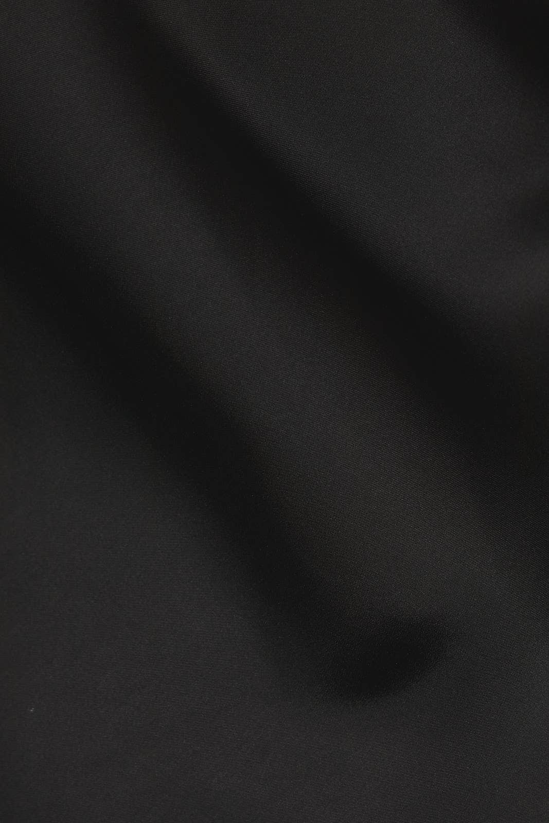 COWL NECK BACK OPEN ATTACHED SCARF FITTED SATIN MINI DRESS: NAVY / XS