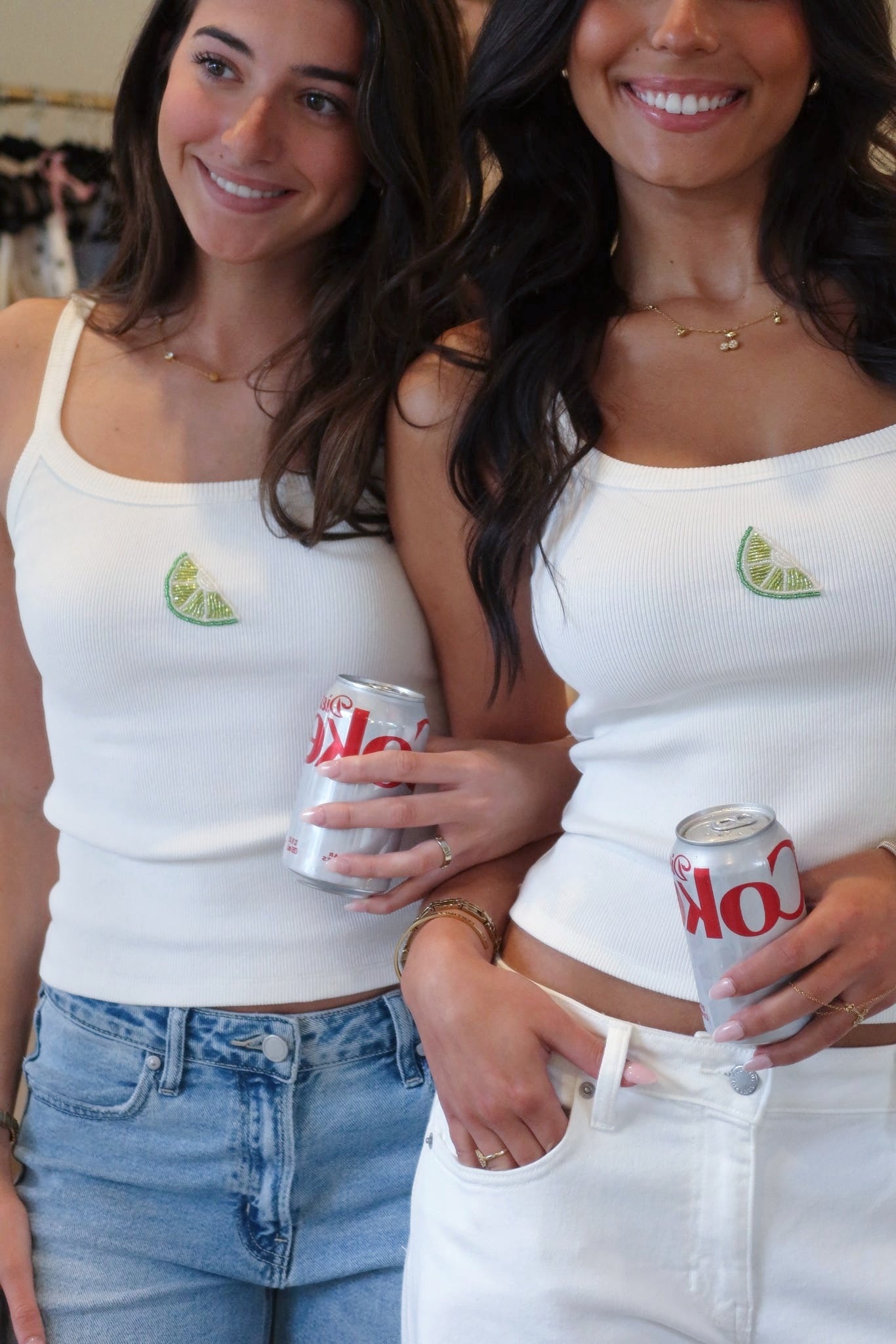 Beaded Lime Tank