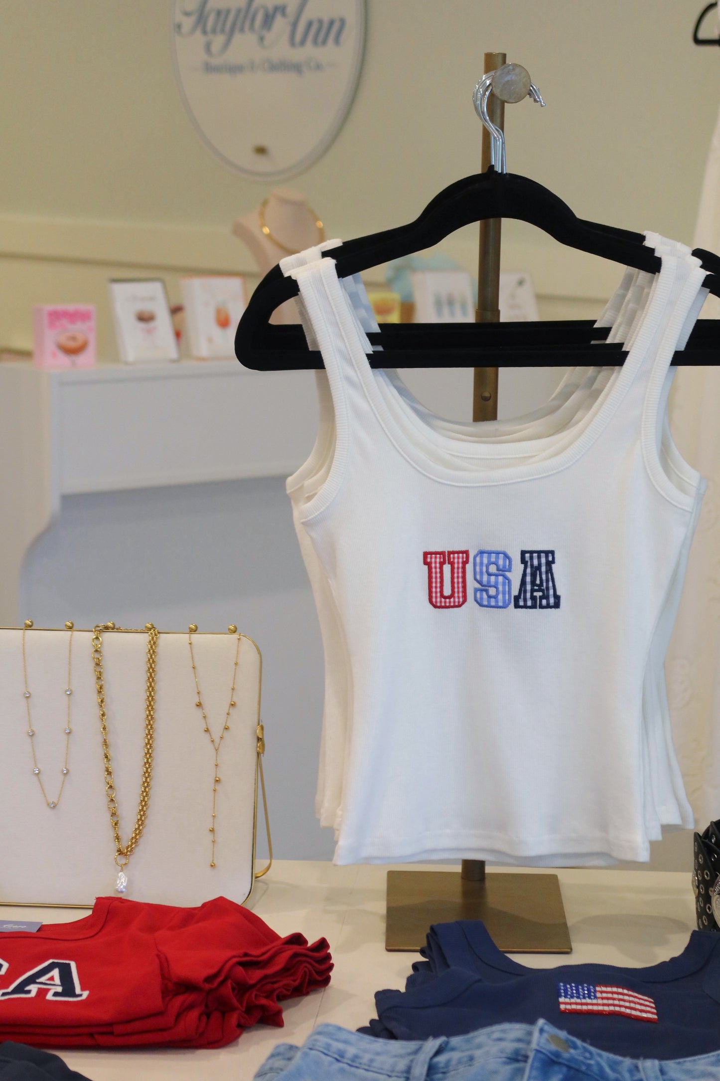 USA Patchwork Top