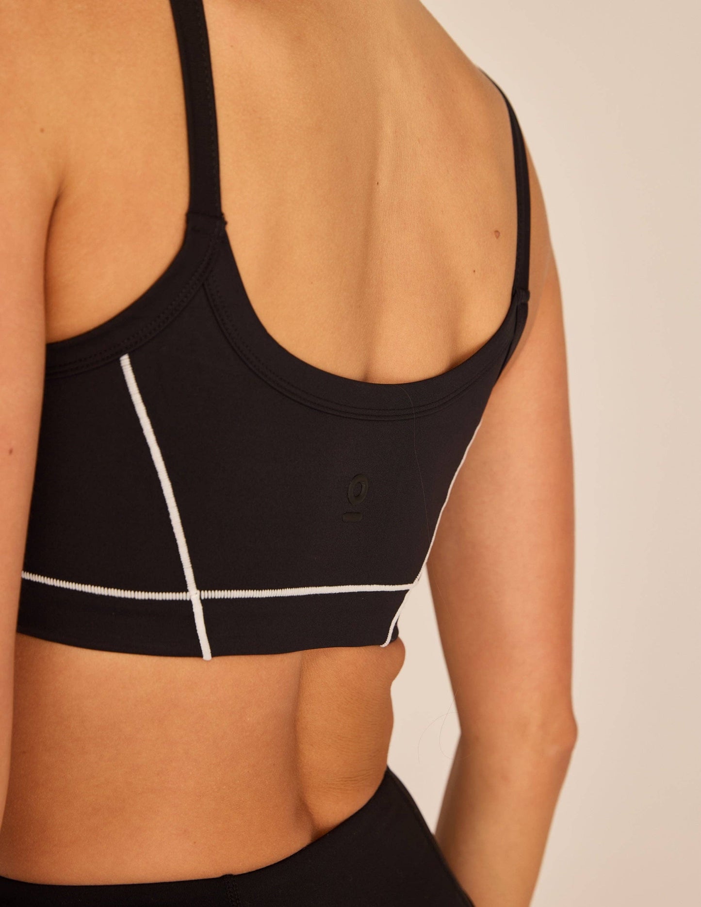 The Trace Cropped Cami: Opal / S