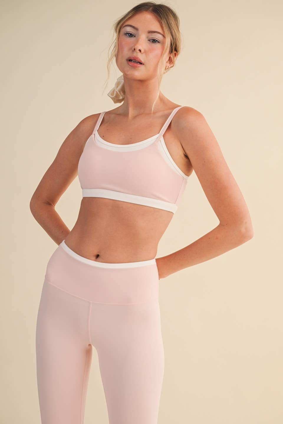 Layered Bra Top: Cherry / S