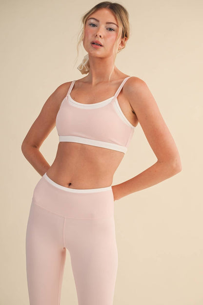 Layered Bra Top: Cherry / S