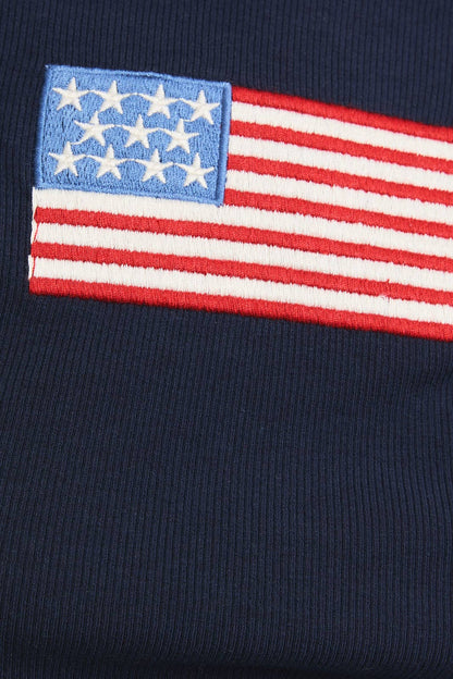 SHORT SLEEVE T-SHIRT: NAVY / XS