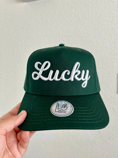 Lucky Embroidered Hat