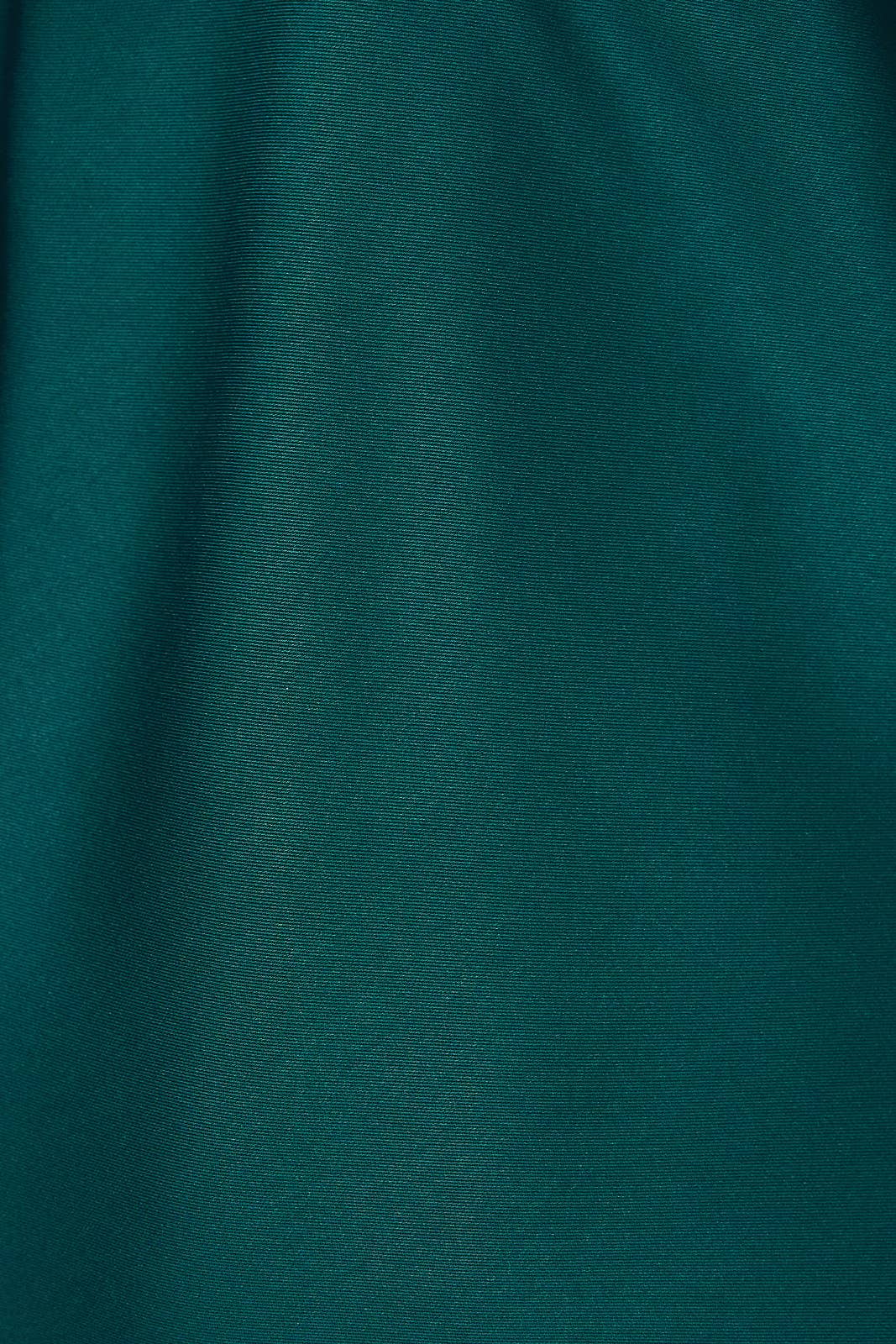 COWL NECK BACK OPEN ATTACHED SCARF FITTED SATIN MINI DRESS: NAVY / XS