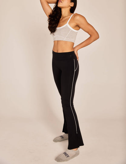 The Trace Cropped Cami: Opal / S